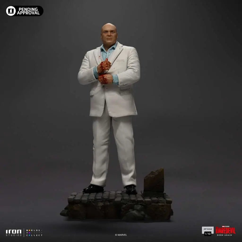 IRON STUDIOS DAREDEVIL BORN AGAIN KINGPIN 1/10 STATUA 21.3 cm