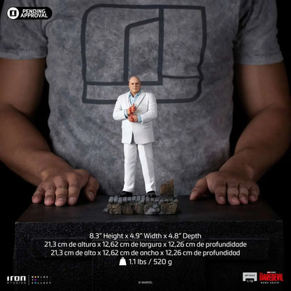 IRON STUDIOS DAREDEVIL BORN AGAIN KINGPIN 1/10 STATUA 21.3 cm