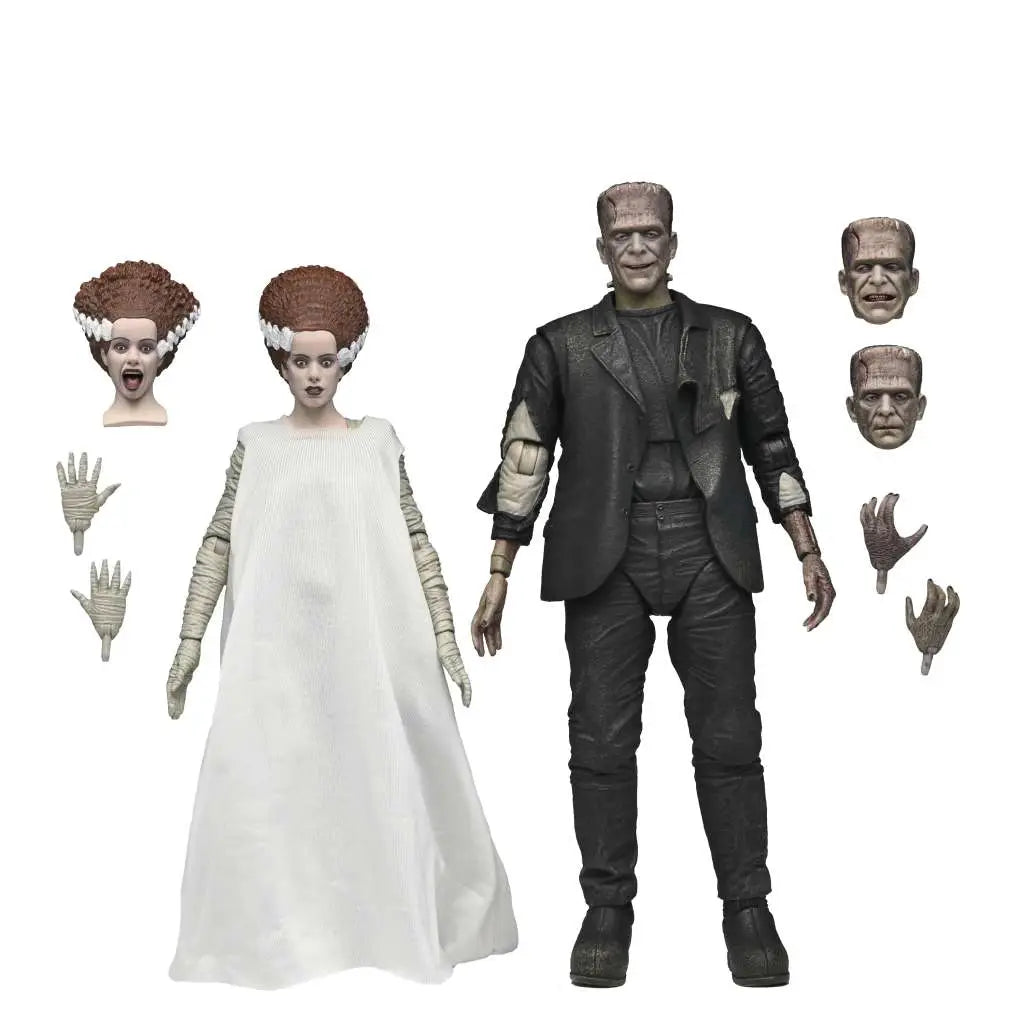 NECA UM BRIDE FRANKENSTEIN 90TH MONSTER & HIS MATE 2PACK AF ACTION FIGURE 17 cm