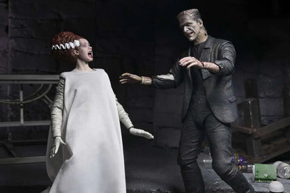 NECA UM BRIDE FRANKENSTEIN 90TH MONSTER & HIS MATE 2PACK AF ACTION FIGURE 17 cm