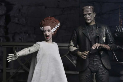 NECA UM BRIDE FRANKENSTEIN 90TH MONSTER & HIS MATE 2PACK AF ACTION FIGURE 17 cm