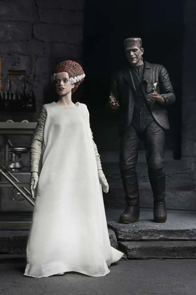 NECA UM BRIDE FRANKENSTEIN 90TH MONSTER & HIS MATE 2PACK AF ACTION FIGURE 17 cm