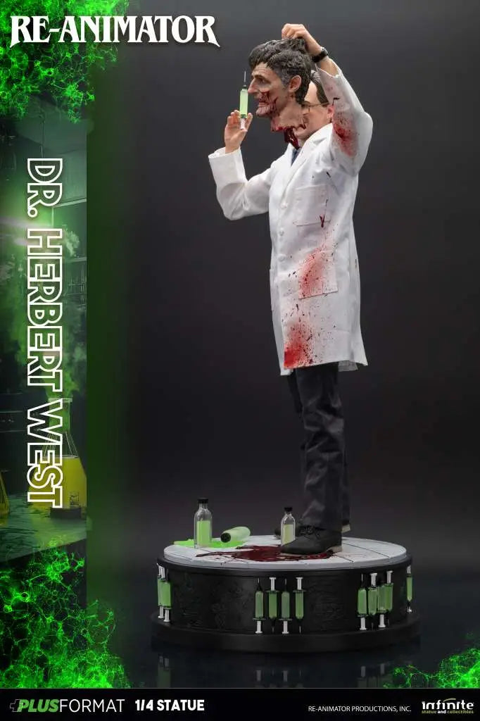 RE-ANIMATOR DR HERBERT WEST 1/4 PLUS FORMAT STATUE