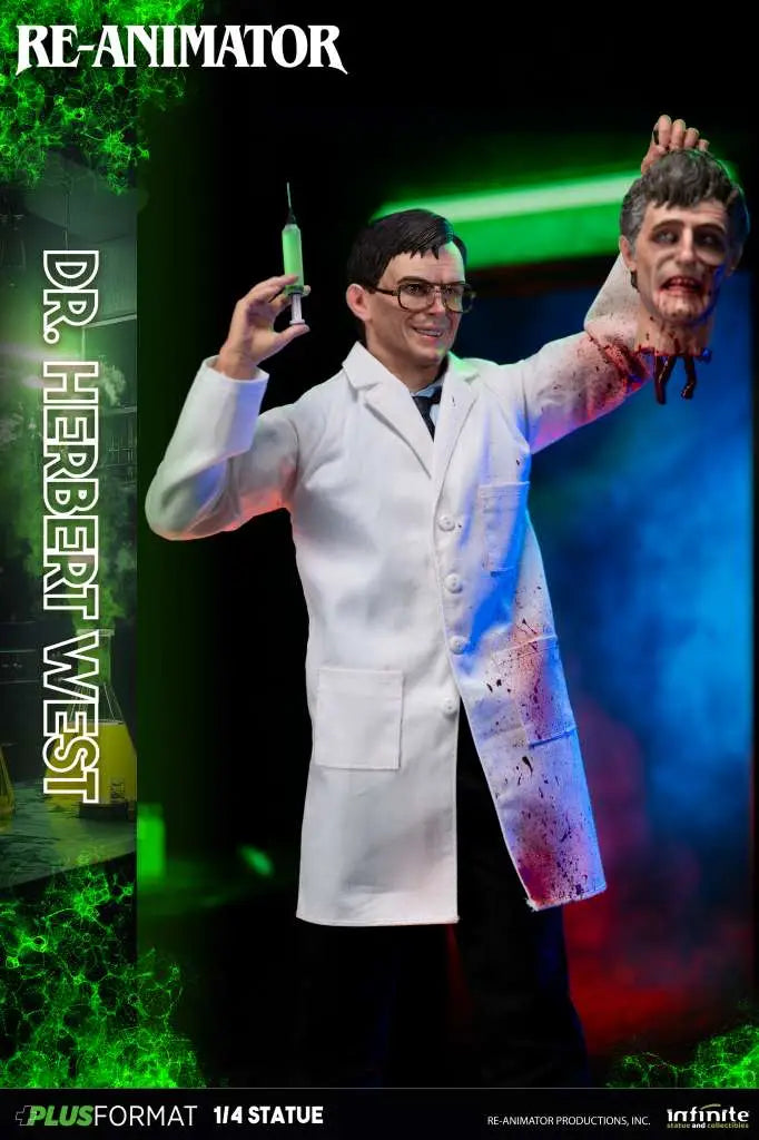 RE-ANIMATOR DR HERBERT WEST 1/4 PLUS FORMAT STATUE