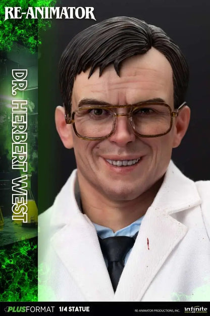 RE-ANIMATOR DR HERBERT WEST 1/4 PLUS FORMAT STATUE