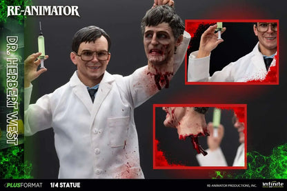 RE-ANIMATOR DR HERBERT WEST 1/4 PLUS FORMAT STATUE