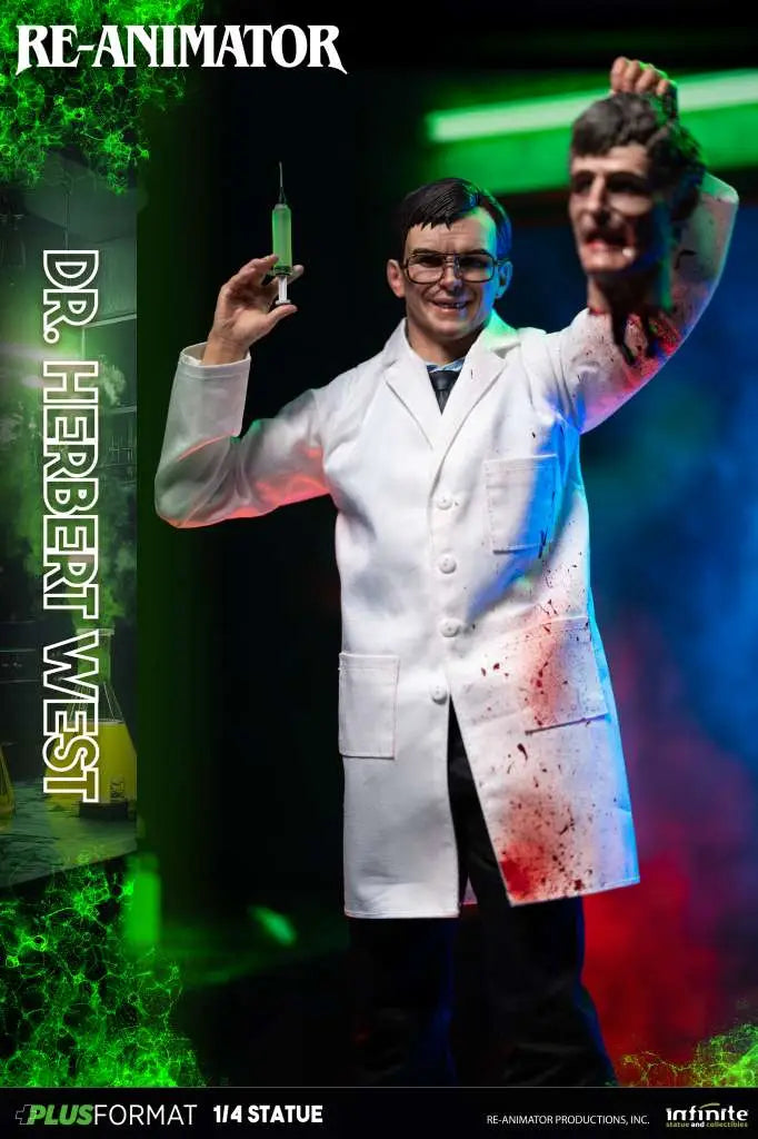 RE-ANIMATOR DR HERBERT WEST 1/4 PLUS FORMAT STATUE