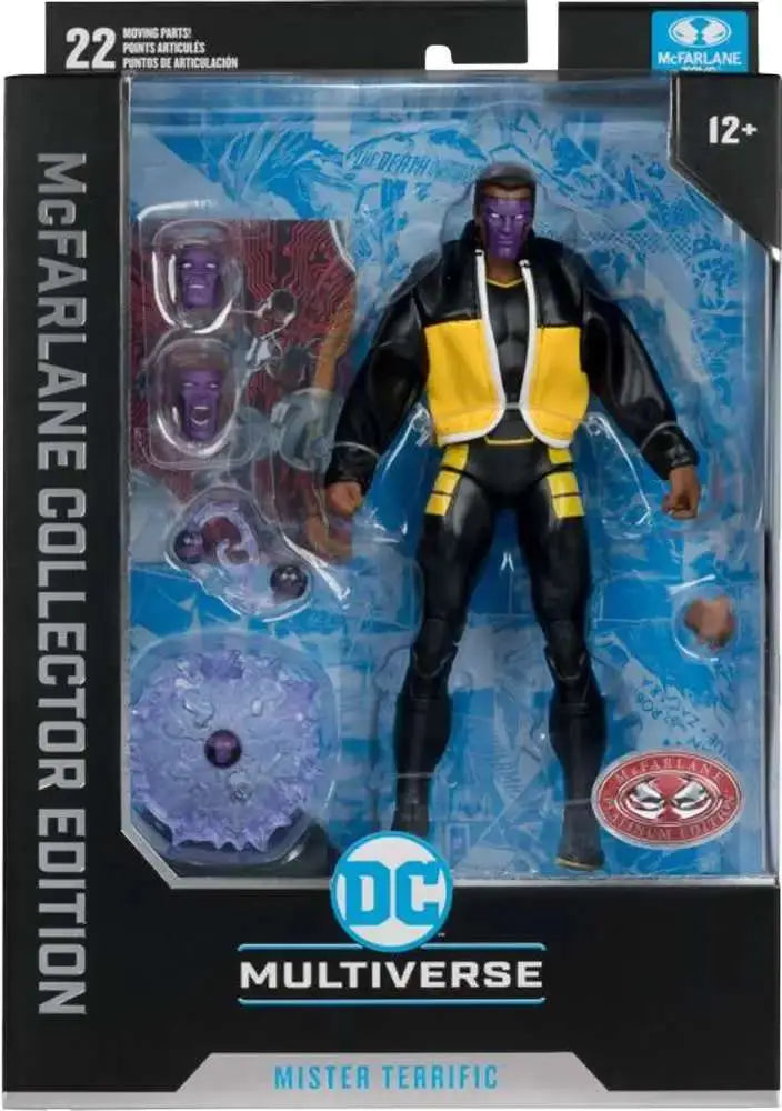 MCFARLANE TOYS 25 - DC MULTIVERSE WAVE 11 MR.TERRIFIC JUSTICE SOCIETY AMERICA AF ACTION FIGURE 17 cm