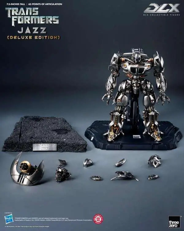THREEA TOYS/THREEZERO JAZZ - TRANSFORMERS DLX DLX ED AF ACTION FIGURE 19 cm