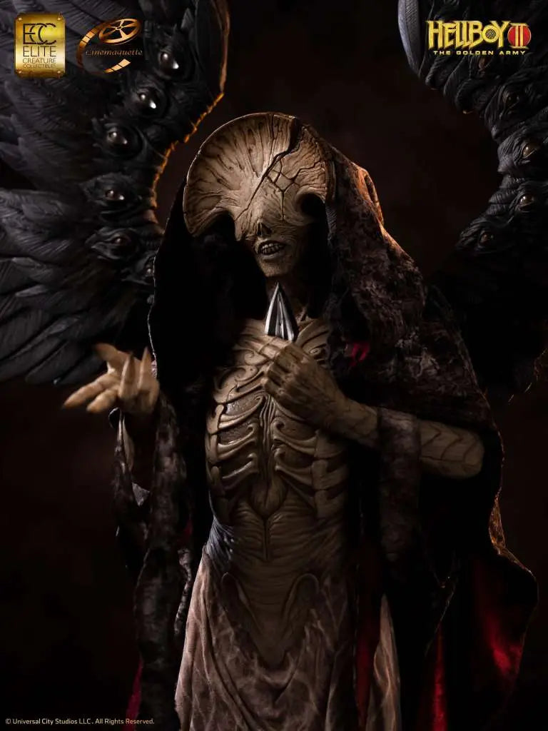 ELITE CREATURE COLLECTIBLES - HELLBOY HELLBOY 2 ANGEL DEATH SCALE MAQUETTE 1/3 STATUA 136 cm