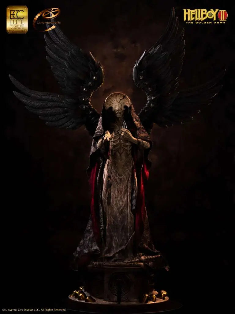 ELITE CREATURE COLLECTIBLES - HELLBOY HELLBOY 2 ANGEL DEATH SCALE MAQUETTE 1/3 STATUA 136 cm