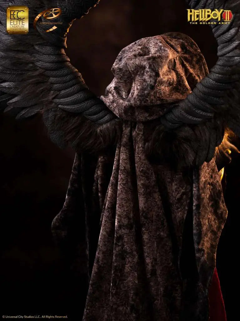 ELITE CREATURE COLLECTIBLES - HELLBOY HELLBOY 2 ANGEL DEATH SCALE MAQUETTE 1/3 STATUA 136 cm