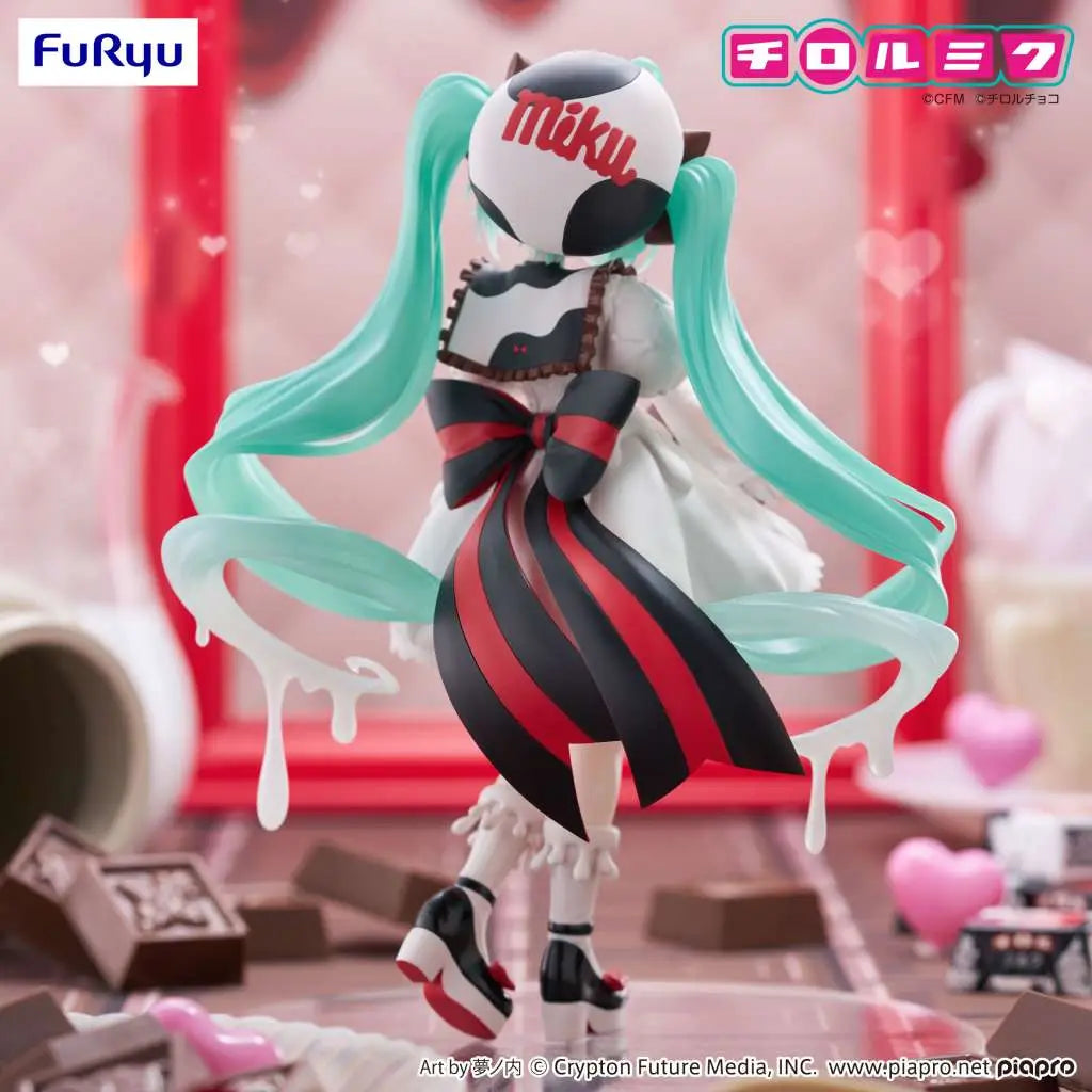 FURYU HATSUNE MIKU X TIROL CHOKO MILK TRIO-TRY-IT FIGURA 18 cm
