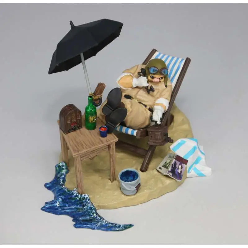 STUDIO GHIBLI PORCO ROSSO PORCO HIS HIDEOUT PAINT 1/48 MODEL KIT 21.3 cm