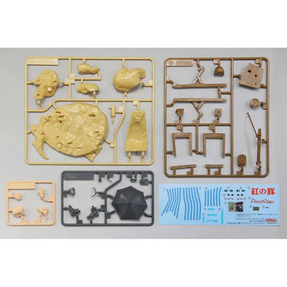 STUDIO GHIBLI PORCO ROSSO PORCO HIS HIDEOUT PAINT 1/48 MODEL KIT 21.3 cm