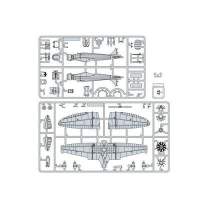 STUDIO GHIBLI WIND RISES TYPE 9 PROTOTYPE FIGHTER 1/48 MODEL KIT 34.5 cm