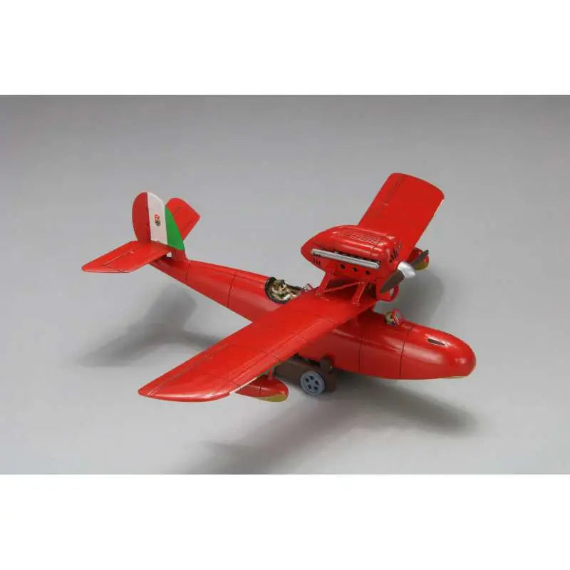 STUDIO GHIBLI PORCO ROSSO SAVOIA S.21F VERSION 2 + FIG. PORCO 1/72 MODEL KIT 29 cm