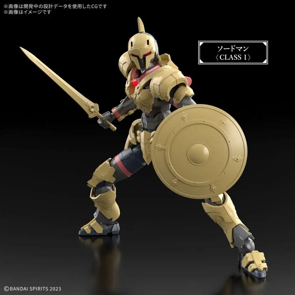 BANDAI 30MF LIBER SWORDMAN MODEL KIT 13 cm