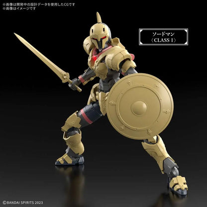 BANDAI 30MF LIBER SWORDMAN MODEL KIT 13 cm
