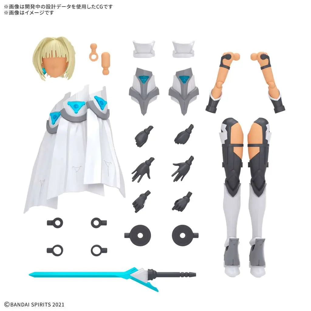 BANDAI 30MS OPTION PARTS SET 23 VALKYRIE COSTUME COLOR C MODEL KIT -