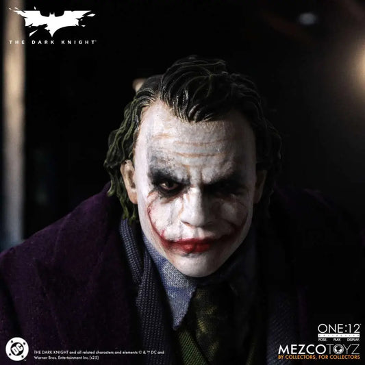 MEZCO TOYS ONE 12 COLLECTIVE DARK KNIGHT JOKER AF ACTION FIGURE 17 cm