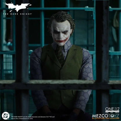 MEZCO TOYS ONE 12 COLLECTIVE DARK KNIGHT JOKER AF ACTION FIGURE 17 cm