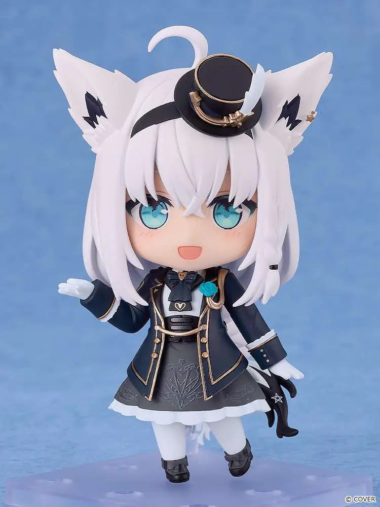 GOOD SMILE COMPANY - HOLOLIVE NENDOROID PRODUCTION SHIRAKAMI FUBUKI PARADE DRESS MINI FIGURA 10 cm