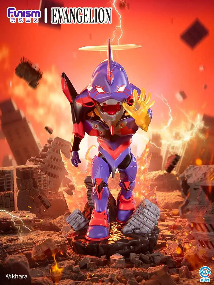 FUNISM - EVANGELION SERIES 1 BLIND BOX SET (8) MINI FIGURA 12 cm