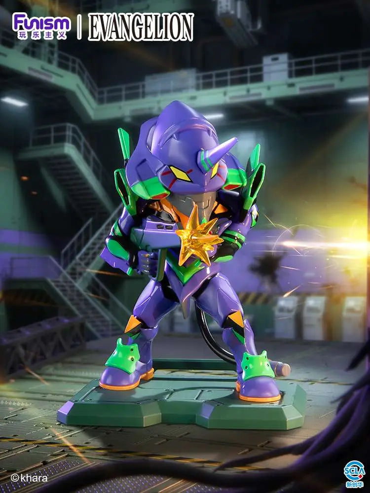 FUNISM - EVANGELION SERIES 1 BLIND BOX SET (8) MINI FIGURA 12 cm