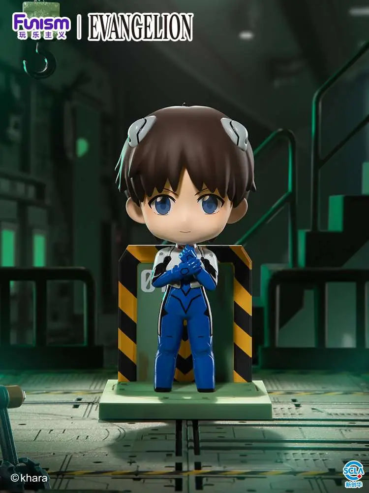 FUNISM - EVANGELION SERIES 1 BLIND BOX SET (8) MINI FIGURA 12 cm