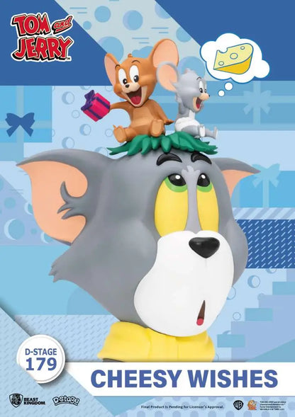 BEAST KINGDOM TOM & JERRY CHEESY WISHES D-STAGE FIGURA 15cm