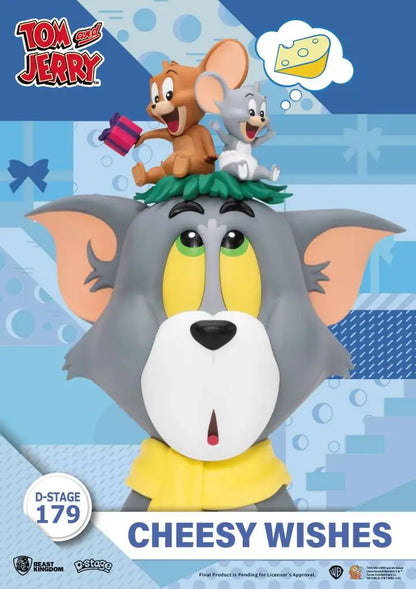 BEAST KINGDOM TOM & JERRY CHEESY WISHES D-STAGE FIGURA 15cm