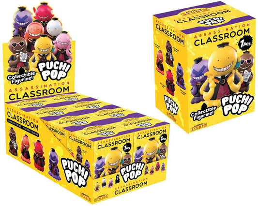 ABYSTYLE STUDIO ASSASSINATION CLASSROOM - FIGURINE PUCHIPOP - BLIND BOXES DISPLAY (8) MINI FIGURA
