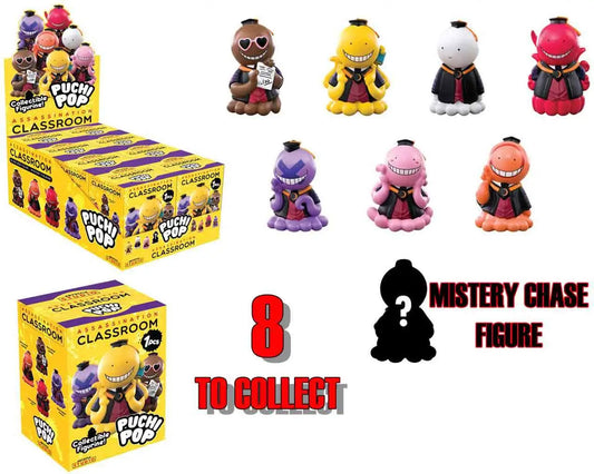 ABYSTYLE STUDIO ASSASSINATION CLASSROOM - FIGURINE PUCHIPOP - BLIND BOXES DISPLAY (8) MINI FIGURA