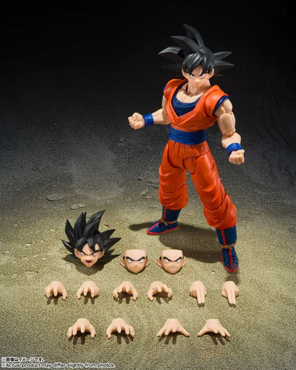BANDAI - DRAGON BALL Z SHF SON GOKU KIND-HEARTED SAIYAN ACTION FIGURE 13.5 cm