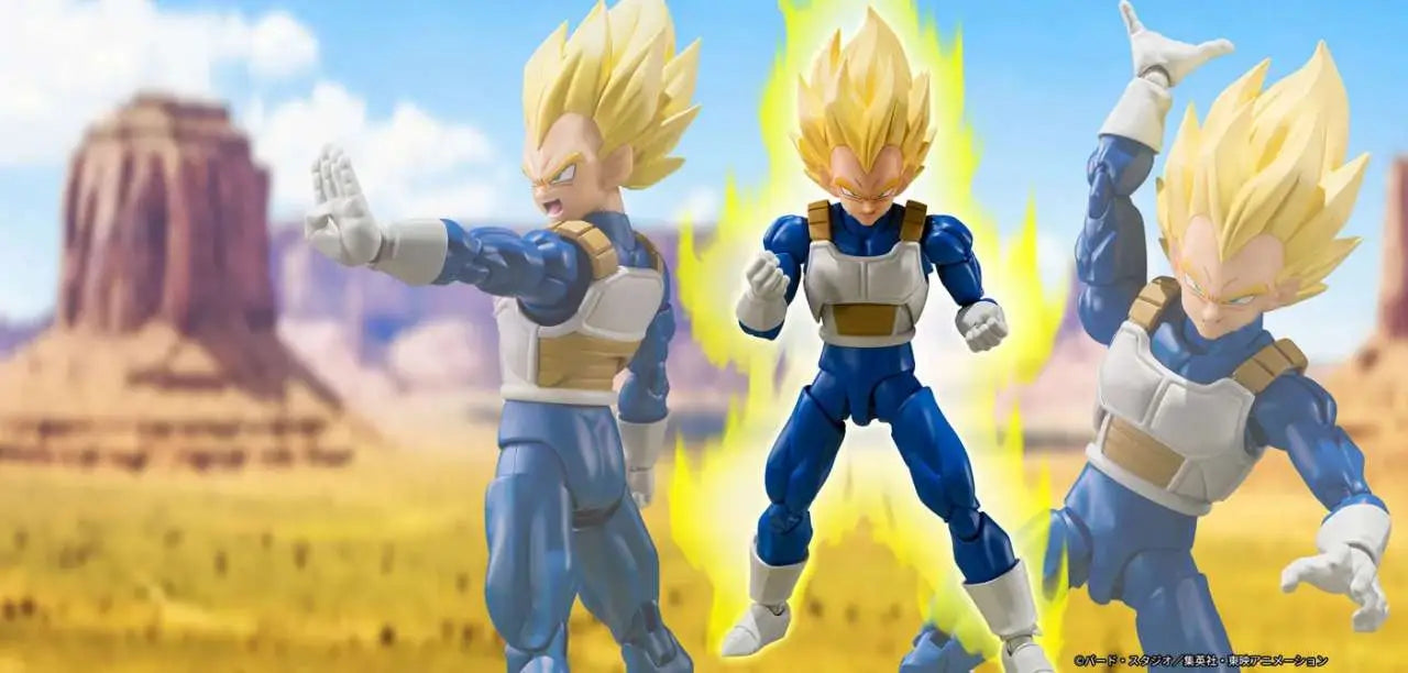 BANDAI - DRAGON BALL Z SHF SUPER SAIYAN VEGETA DANGEROUS PRIDE ACTION FIGURE 13.5 cm
