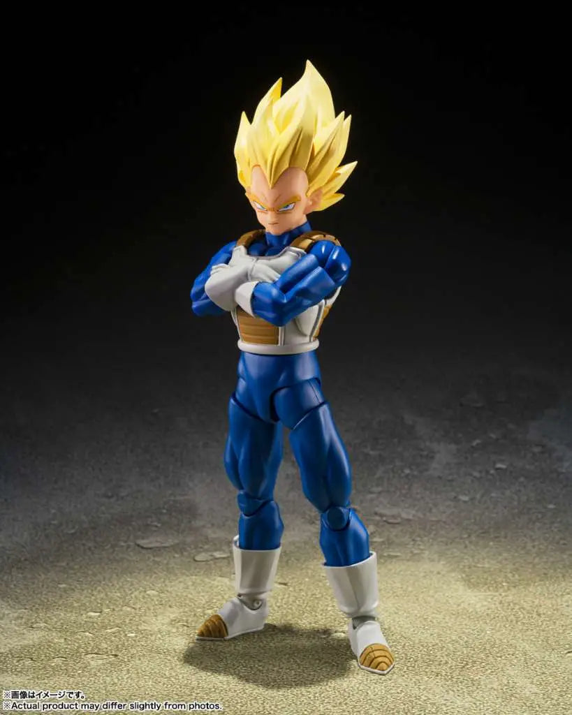 BANDAI - DRAGON BALL Z SHF SUPER SAIYAN VEGETA DANGEROUS PRIDE ACTION FIGURE 13.5 cm