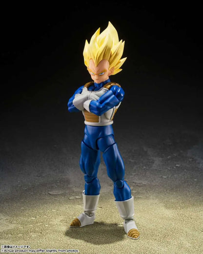 BANDAI - DRAGON BALL Z SHF SUPER SAIYAN VEGETA DANGEROUS PRIDE ACTION FIGURE 13.5 cm