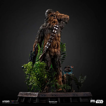 STAR WARS CHEWBACCA AND TOKKAT 1/10 STATUE