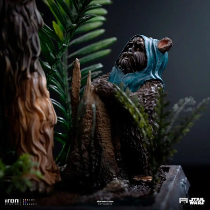 STAR WARS CHEWBACCA AND TOKKAT 1/10 STATUE
