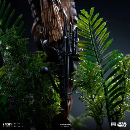 STAR WARS CHEWBACCA AND TOKKAT 1/10 STATUE