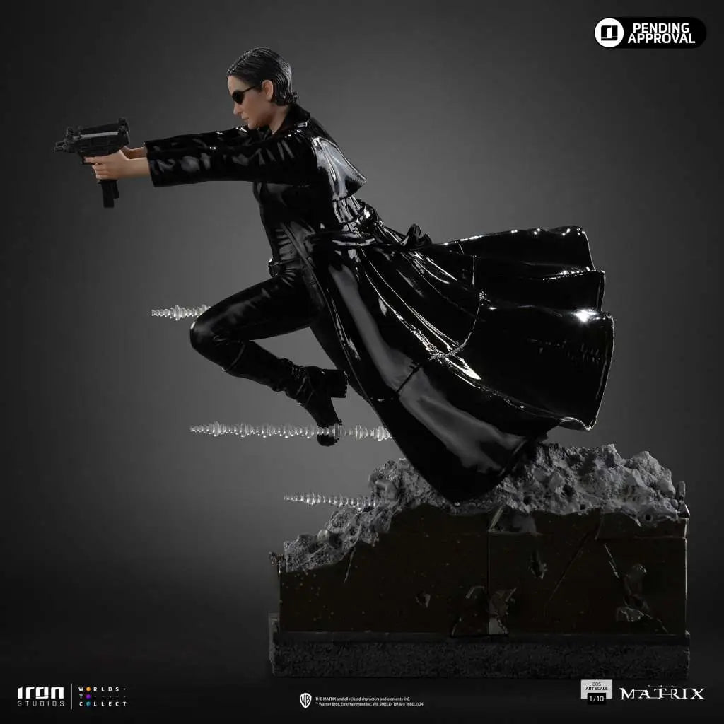 IRON STUDIOS MATRIX TRINITY 1/10 STATUA 22 cm