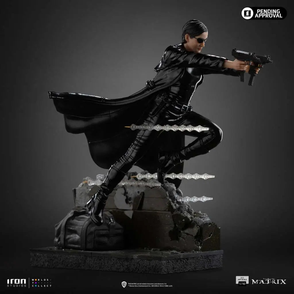 IRON STUDIOS MATRIX TRINITY 1/10 STATUA 22 cm