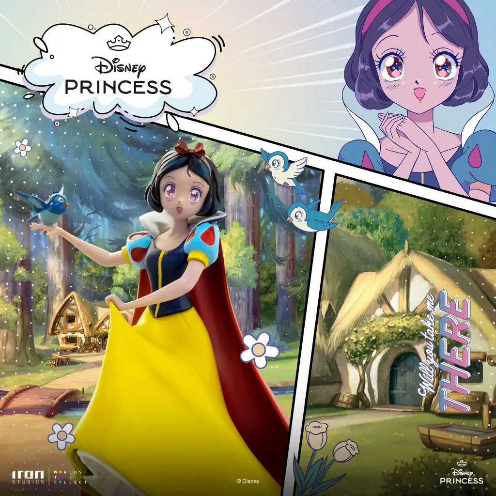 IRON STUDIOS - DISNEY DISNEY ANIME PRINCESS SNOW WHITE PVC STATUA 16.9 cm