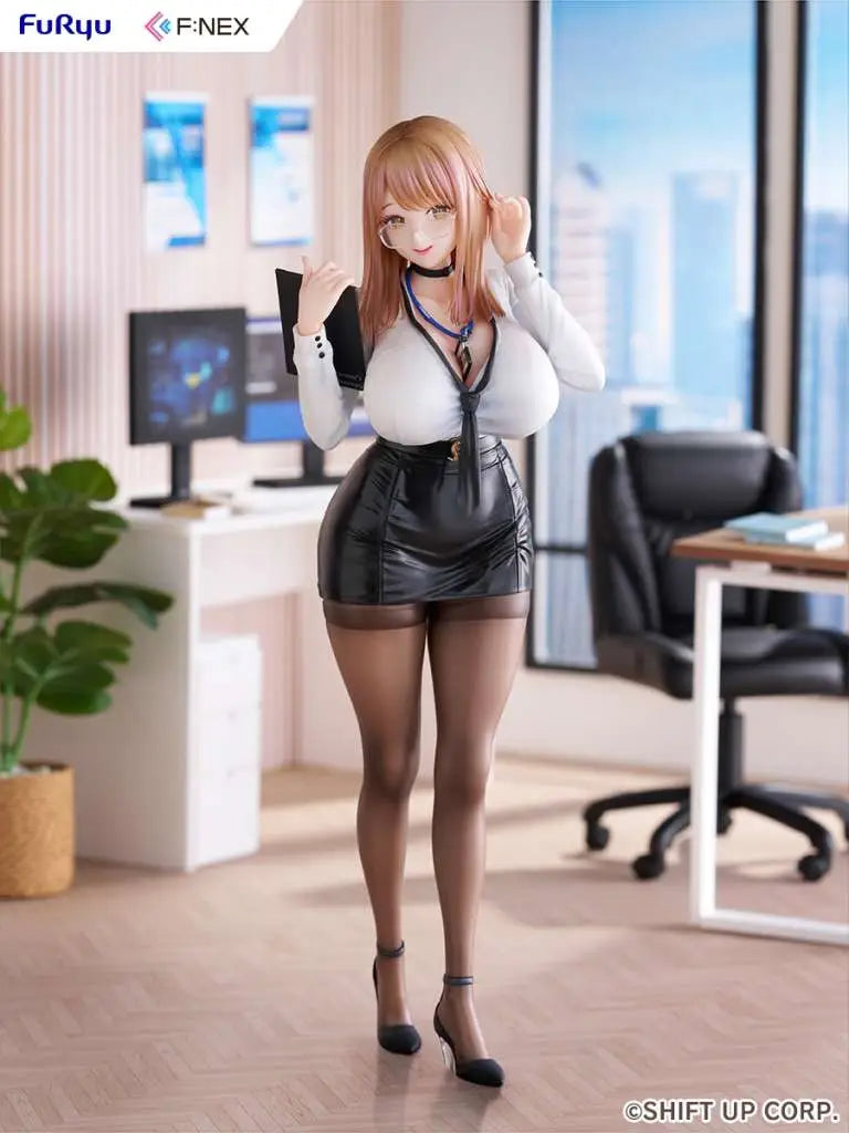 FURYU GODDESS VICTORY NIKKE EMMA OFFICE THERAPY 1/7 FIGURA 25 cm