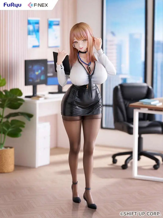 FURYU GODDESS VICTORY NIKKE EMMA OFFICE THERAPY 1/7 FIGURA 25 cm
