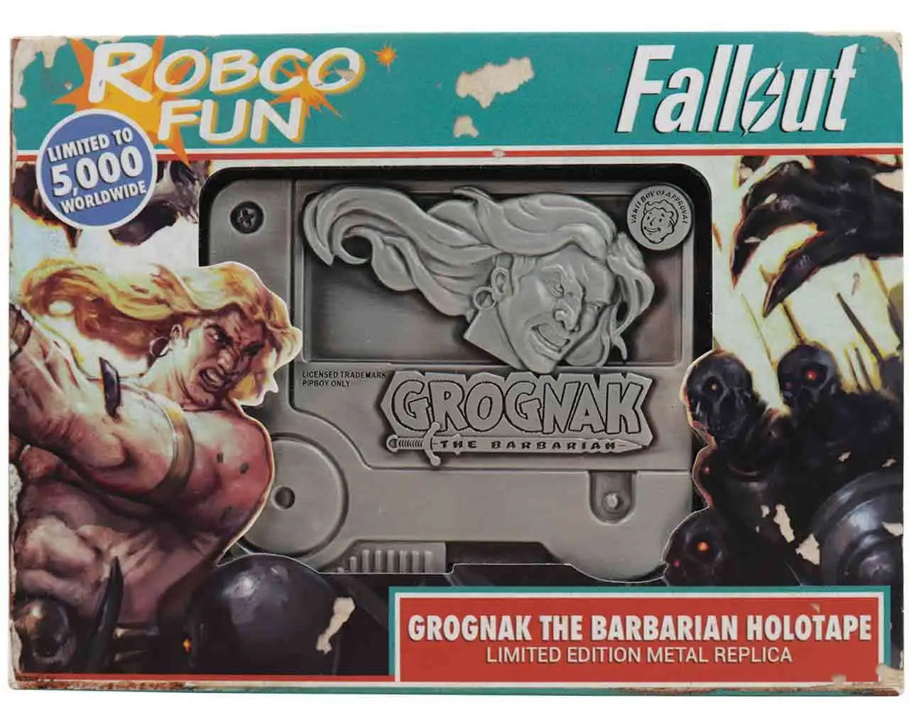 FANATTIK FALLOUT GROGNAK BARBARIAN HOLOTAPE REPLICA