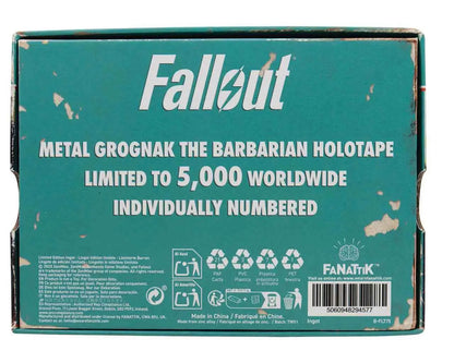 FANATTIK FALLOUT GROGNAK BARBARIAN HOLOTAPE REPLICA
