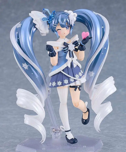 GOOD SMILE COMPANY SNOW MIKU CRYSTAL SNOW FIGMA AF ACTION FIGURE 13 cm