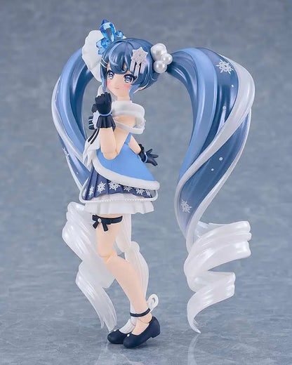 GOOD SMILE COMPANY SNOW MIKU CRYSTAL SNOW FIGMA AF ACTION FIGURE 13 cm